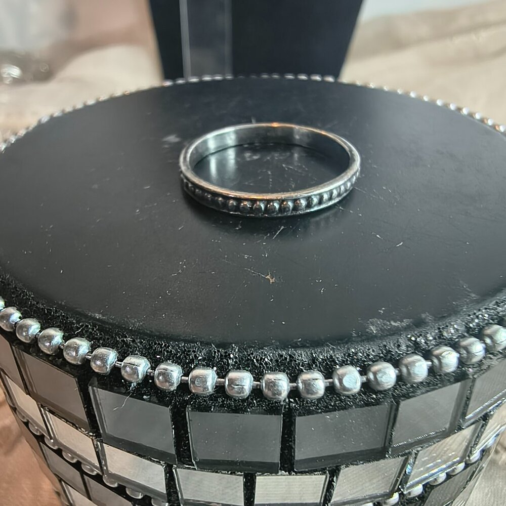 Sterling Silver Silpada  Dot Band 925